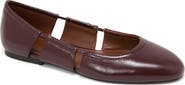 Reiss Leona Cutout Ballet Flat