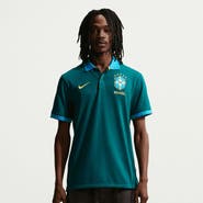 Nike Men's Nike Green Brazil National Team Dri-FIT Polo