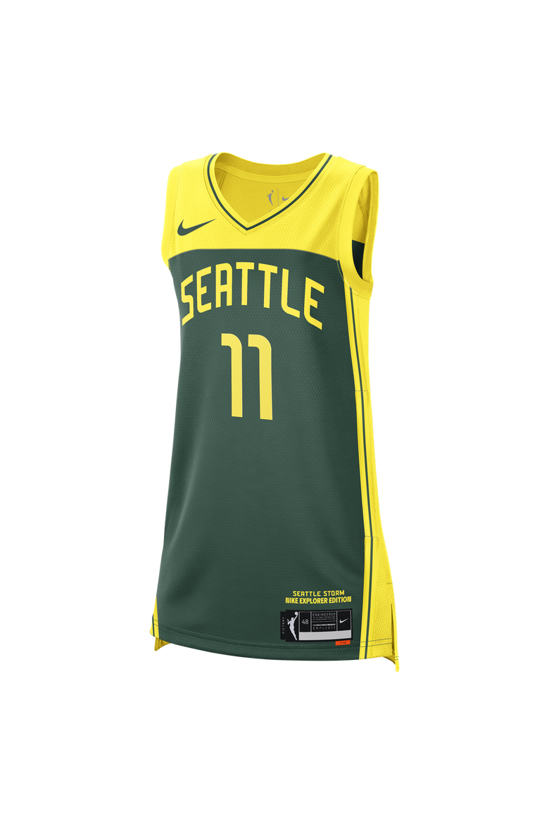 Unisex Nike Awa Fam Green Seattle Storm 2026 WNBA Draft Pick Explorer Edition Victory Jersey, Alternate, color, Green