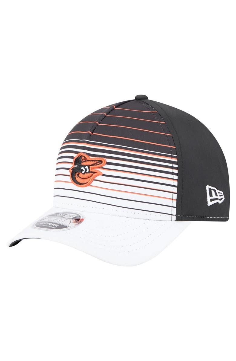 New Era Men's New Era Black Baltimore Orioles Gradient 9FORTY M-Crown Adjustable Hat, Main, color, Black