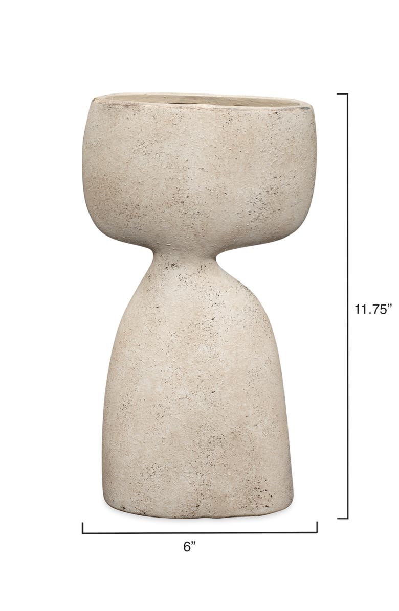 JAMIE YOUNG Anatomy Ceramic Decorative Vase, Alternate, color, Cream