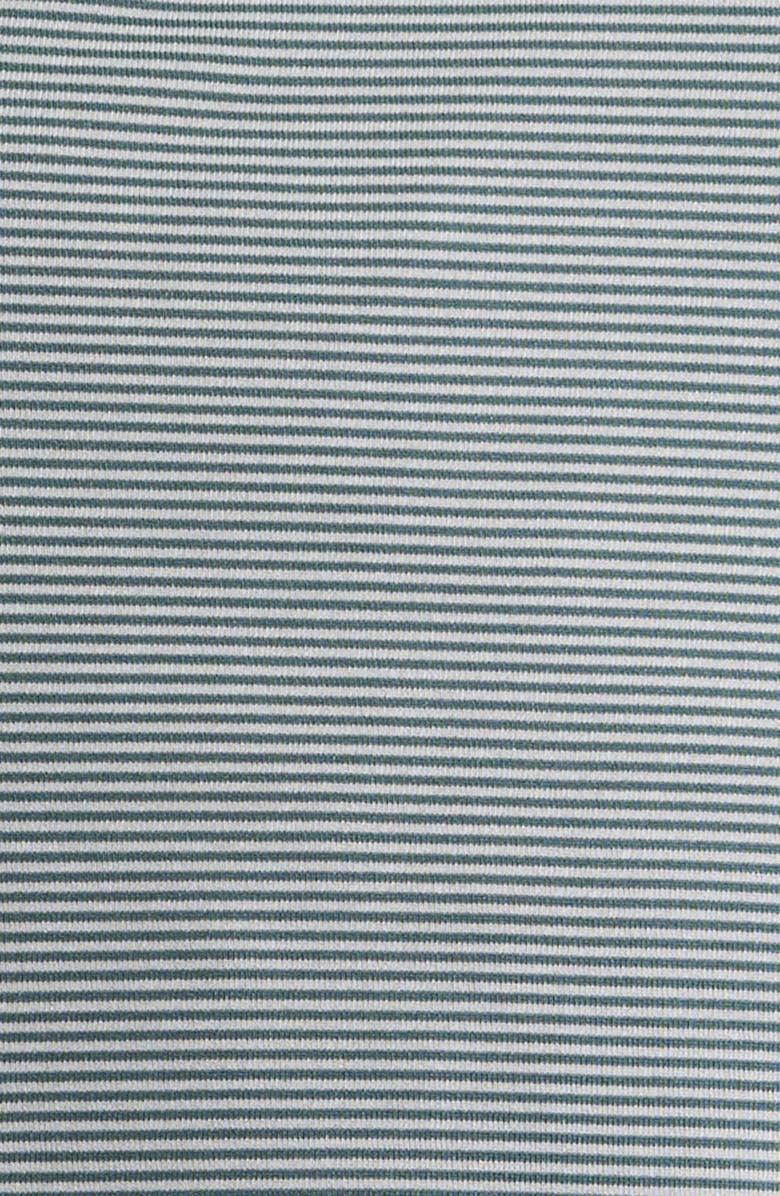 Peter Millar Perth Sugar Stripe Performance Quarter Zip, Alternate, color, Nordic Pine
