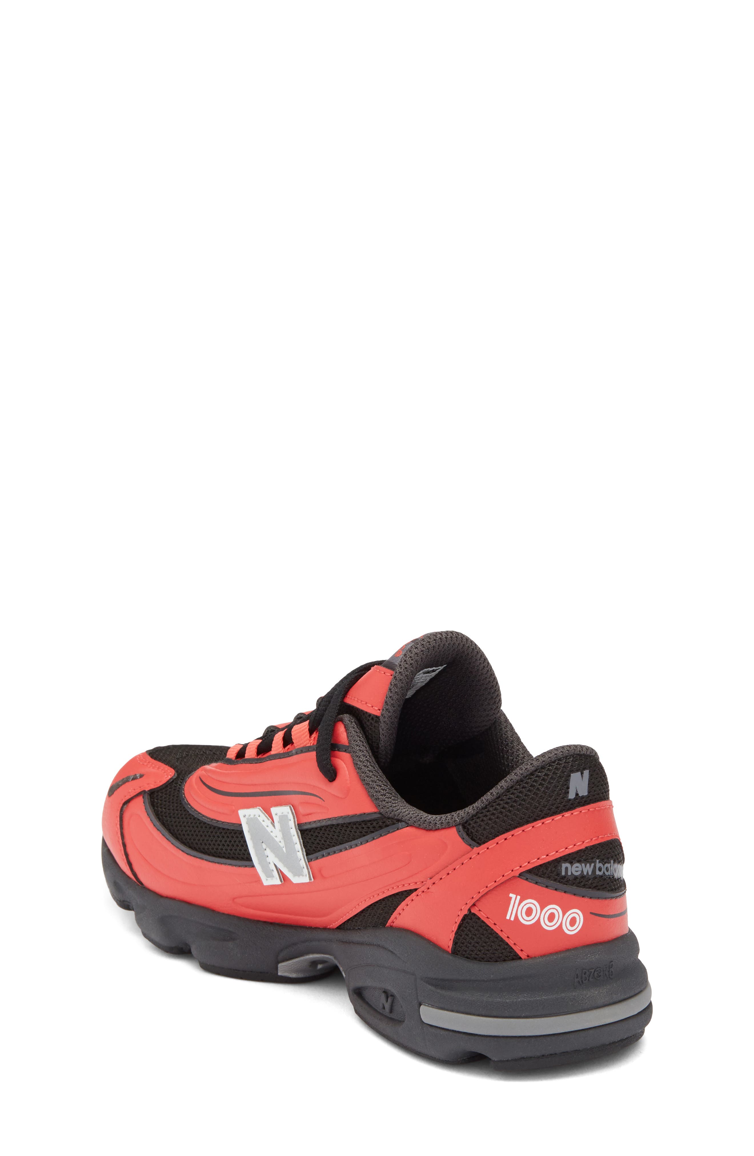 Kids' 1000 Sneaker, Alternate, color, BLAST RED/ BLACK CEMENT