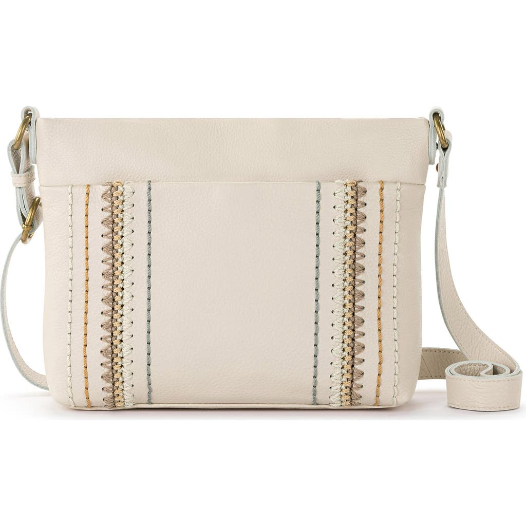 The Sak Melrose Crossbody Leather Bag In Neutral