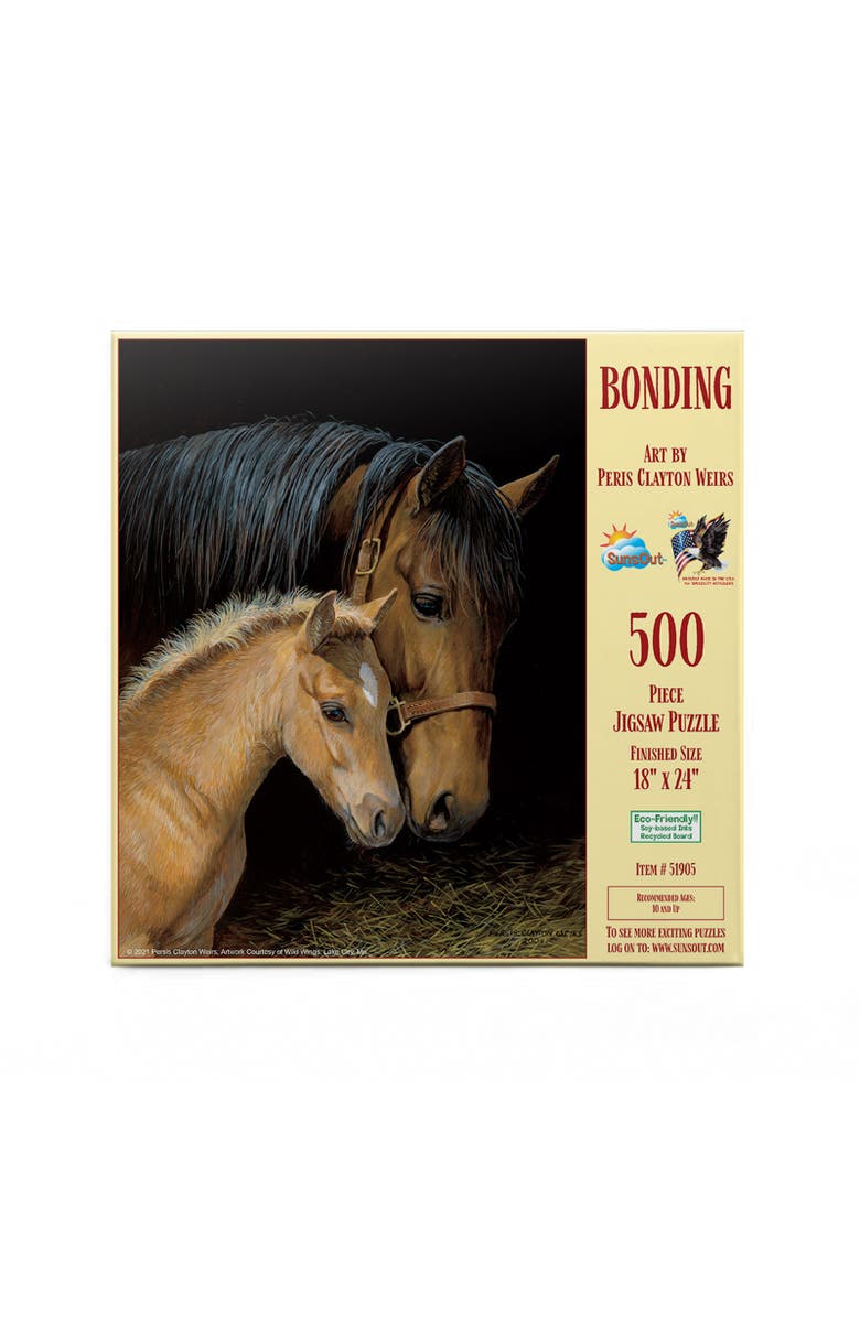 Sunsout Bonding 500 piece Jigsaw Puzzle for Adults, Alternate, color, Multicolor