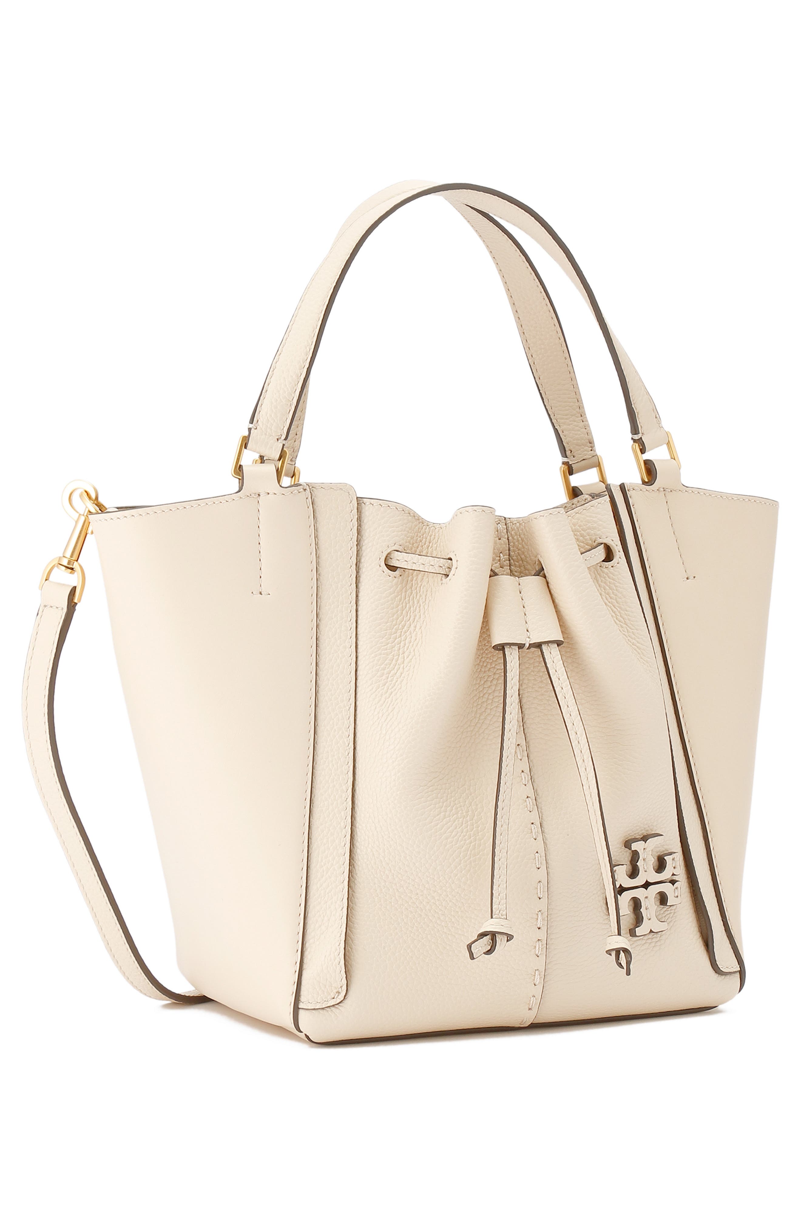 McGraw Dragonfly Leather Tote, Alternate, color, BRIE