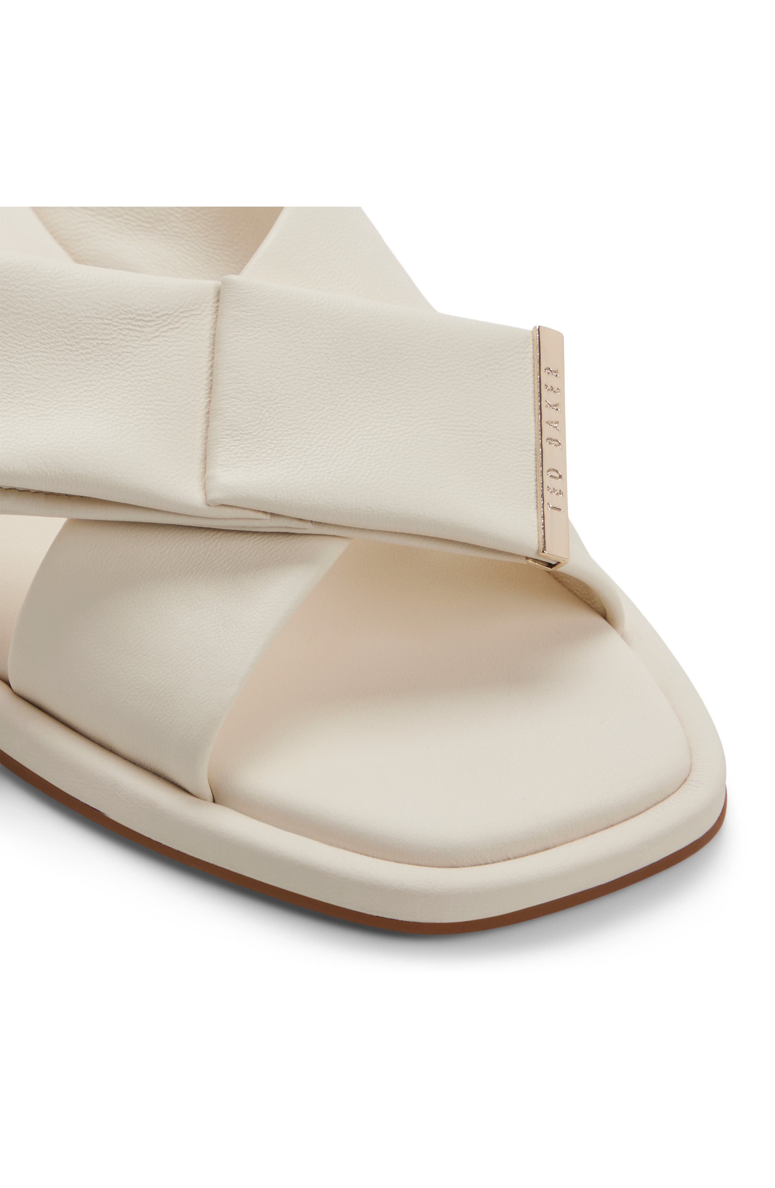 Ted Baker Spencer Slide Sandal, Alternate, color, White/ Bone