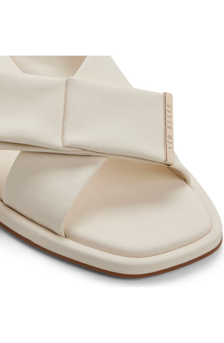 Ted Baker Spencer Slide Sandal, Alternate, color, White/ Bone