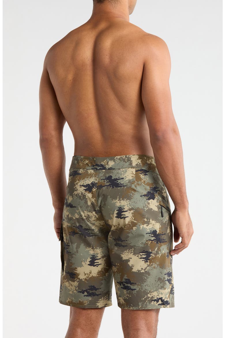 4th Preemo Mod Swim Trunks, Alternate, color, GREEN COMBO