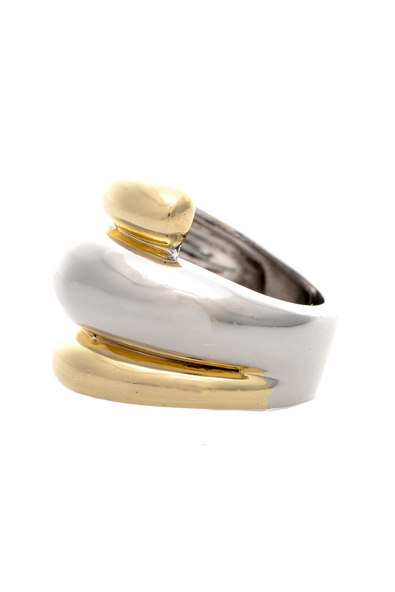 Two Tone Curved Ring, Alternate, color, TWO TONE