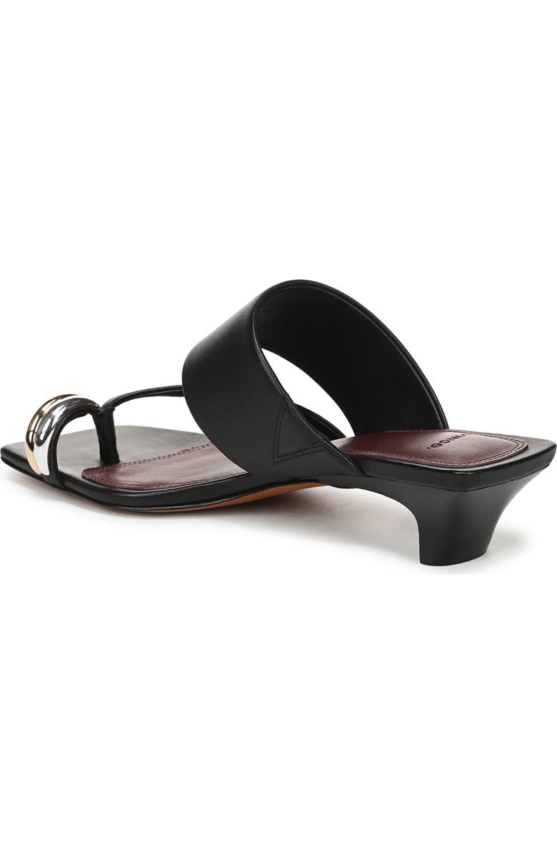 Vince Stacy Toe Loop Sandal, Alternate, color, Black