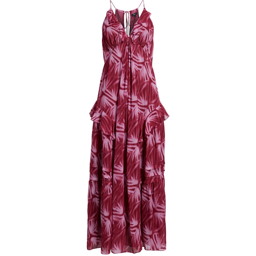 Rails Boa Ruffle-trim Midi Dress In Bahia