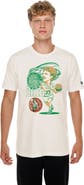 New Era Men's New Era Larry Bird Cream Boston Celtics Player Graphic T-Shirt