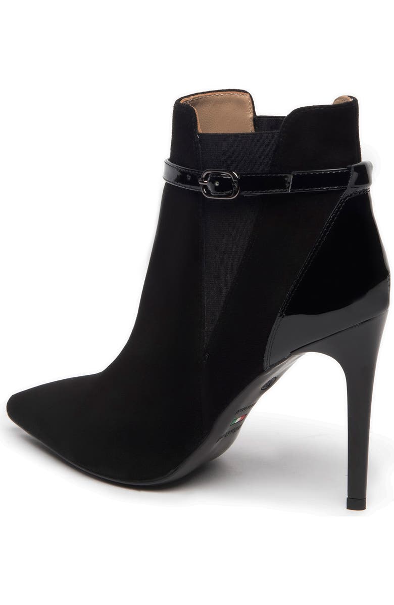 NeroGiardini Pointed Toe Buckle Bootie, Alternate, color,