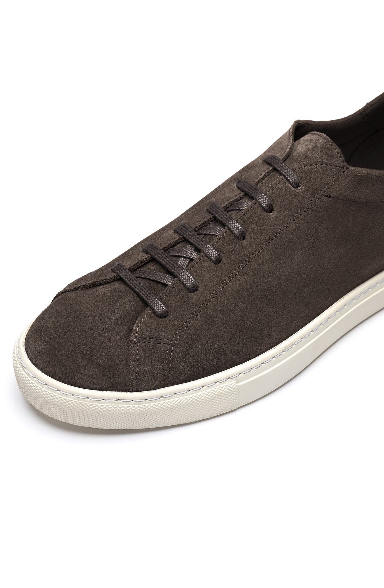 The Sneaker 02, Alternate, color, NOUGAT SUEDE