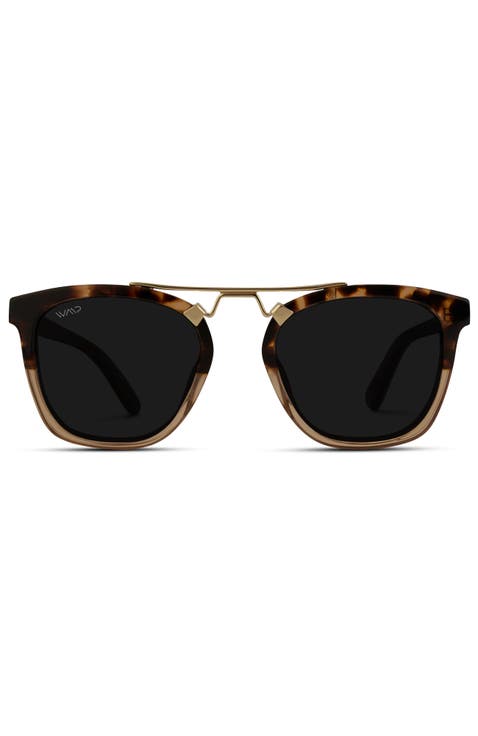 Demi - 51mm Oversized Square Polarized Sunglasses