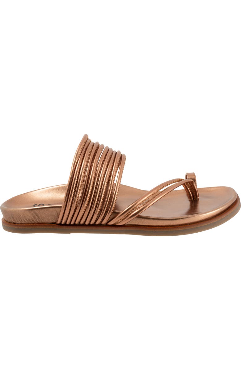 EOS FOOTWEAR Carmella Toe Loop Sandal, Alternate, color, Copper