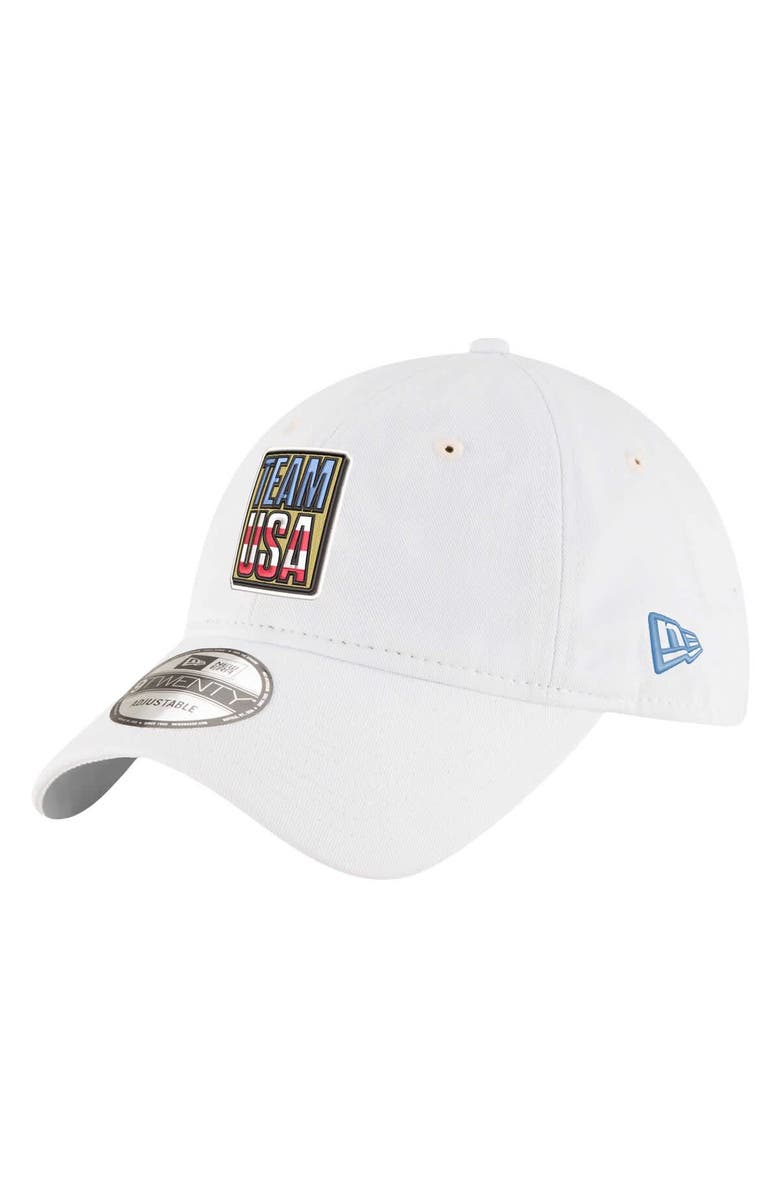 New Era Men's New Era White Looney Tunes x Team USA SQ 9TWENTY Adjustable Hat, Alternate, color, White