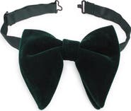 CLIFTON WILSON Velvet Silk Butterfly Bow Tie