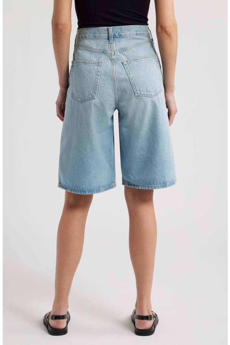 Denim Bermuda Shorts, Alternate, color, BLUE