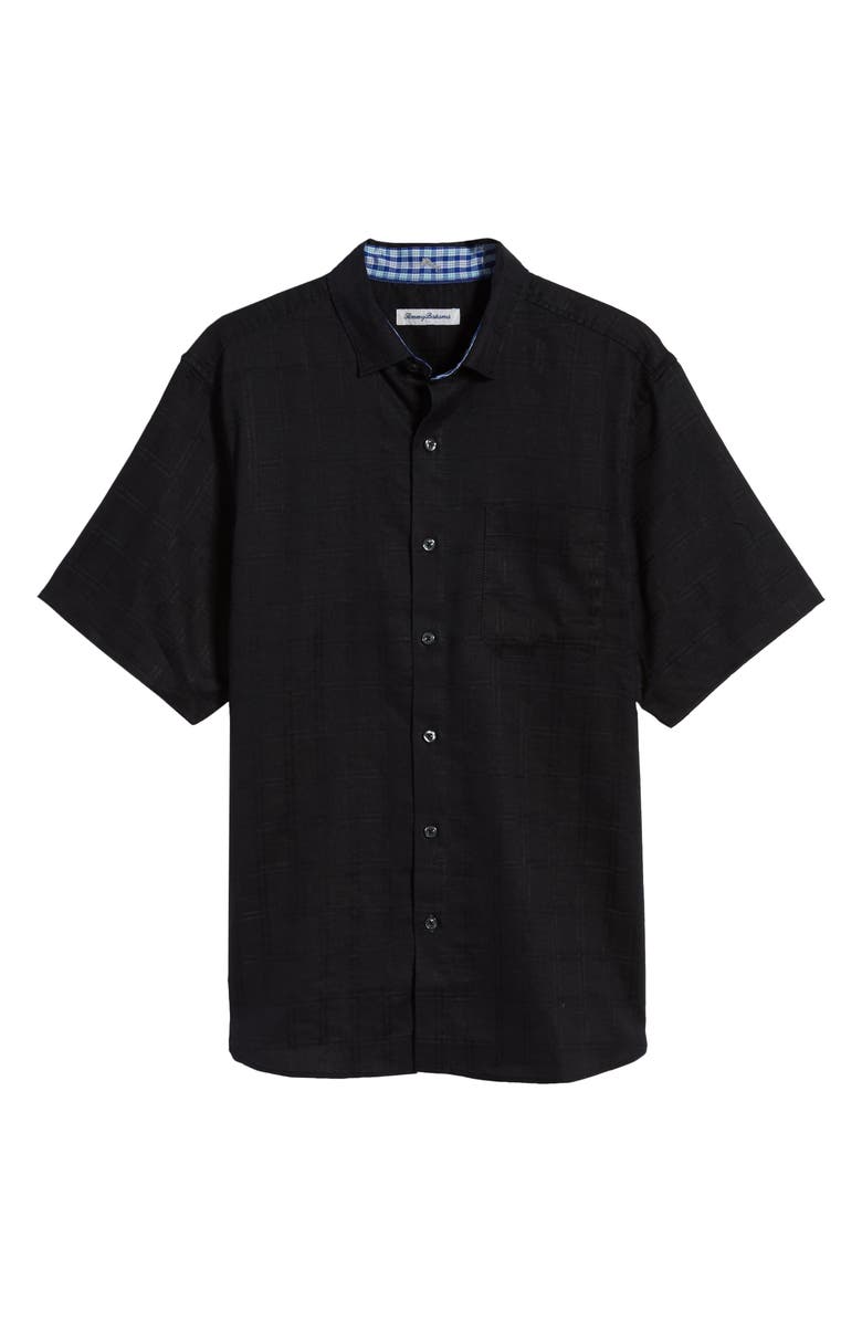 Tommy Bahama Costa Capri Classic Fit Short Sleeve Linen Blend Button-Up Shirt, Alternate, color,