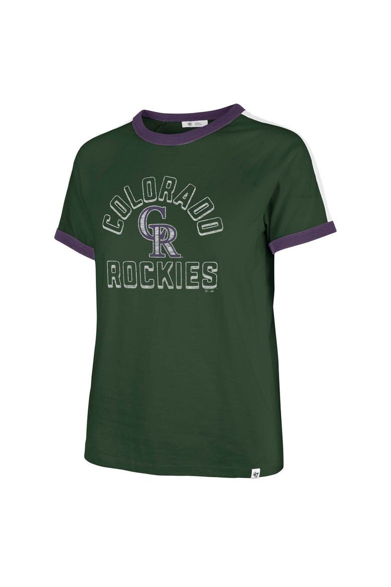 Women's '47  Green Colorado Rockies City Connect Sweet Heat Peyton T-Shirt, Alternate, color, Green