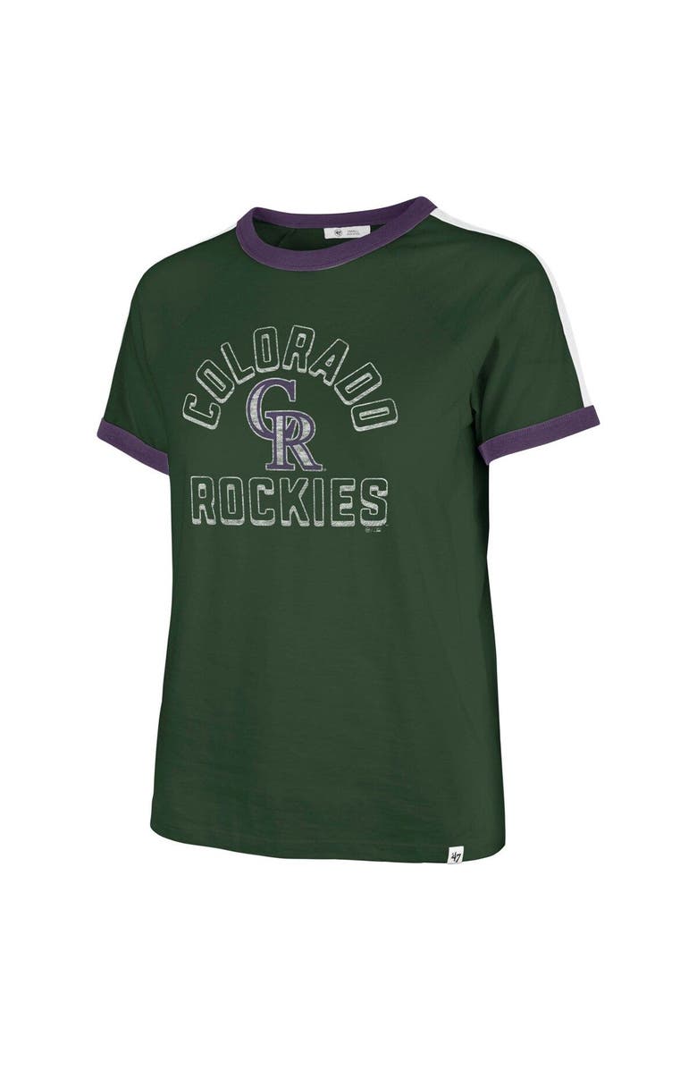 '47 Women's '47  Green Colorado Rockies City Connect Sweet Heat Peyton T-Shirt, Alternate, color, 