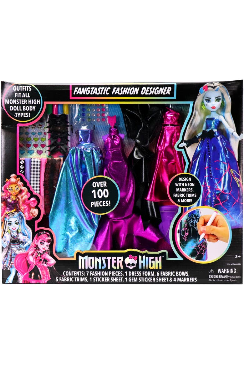 Monster High Fangtastic Fashion Designer Doll Kit,3+, Main, color, Multicolored