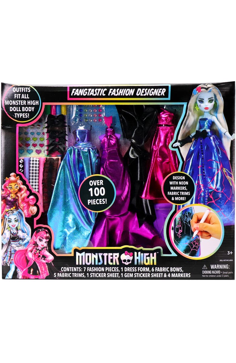 Tara Toy Monster High Fangtastic Fashion Designer Doll Kit,3+, Main, color, Multicolored