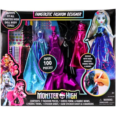 Monster High Fangtastic Fashion Designer Doll Kit,3+