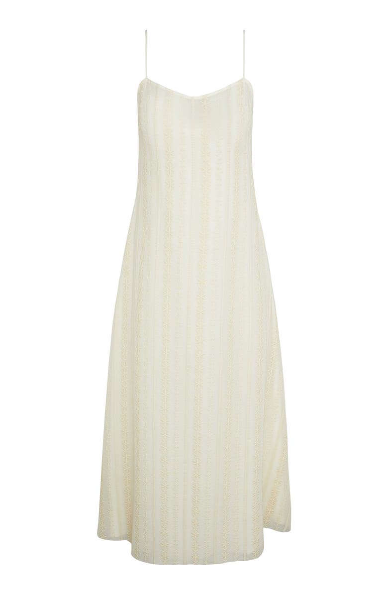 Onia Overlay Slip Dress, Alternate, color, Off White/Natural