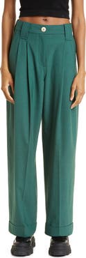Ganni Pleat Cuff Pants