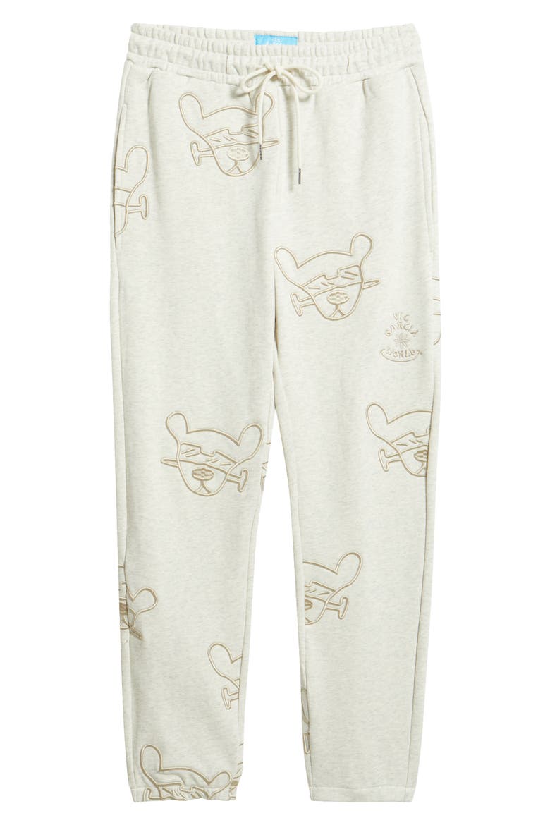 Chopped & Screwed Joggers, Alternate, color, HEATHER OATMEAL