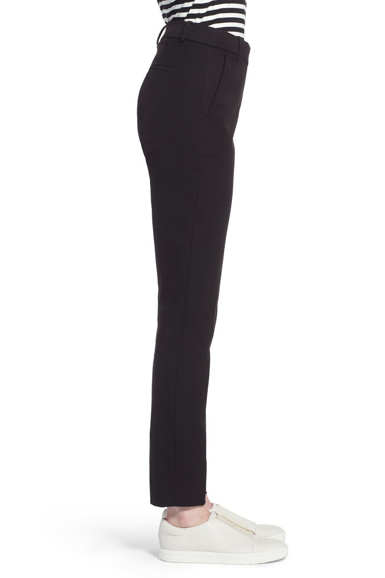 Cameron Seasonless High Rise Crop Pants, Alternate, color, BLACK