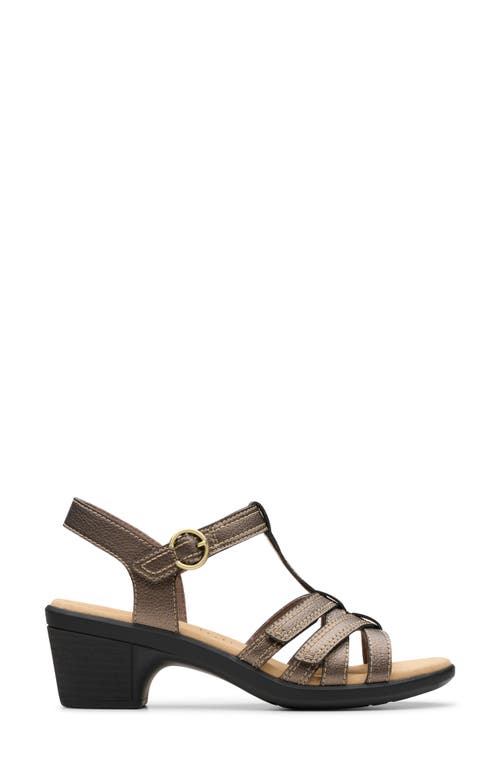 Clarks ® Emily Rose Sandal In Bronze Metallic