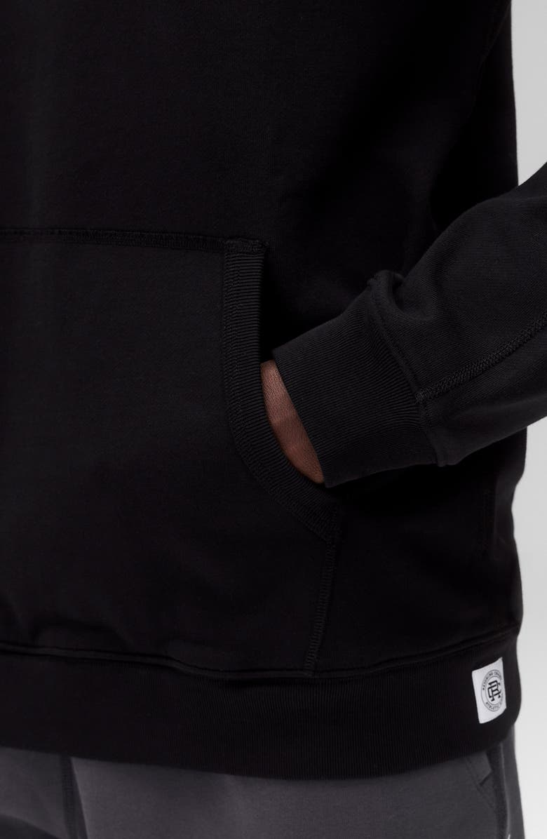 Reigning Champ Classic Lightweight Terry Hoodie, Alternate, color, Black