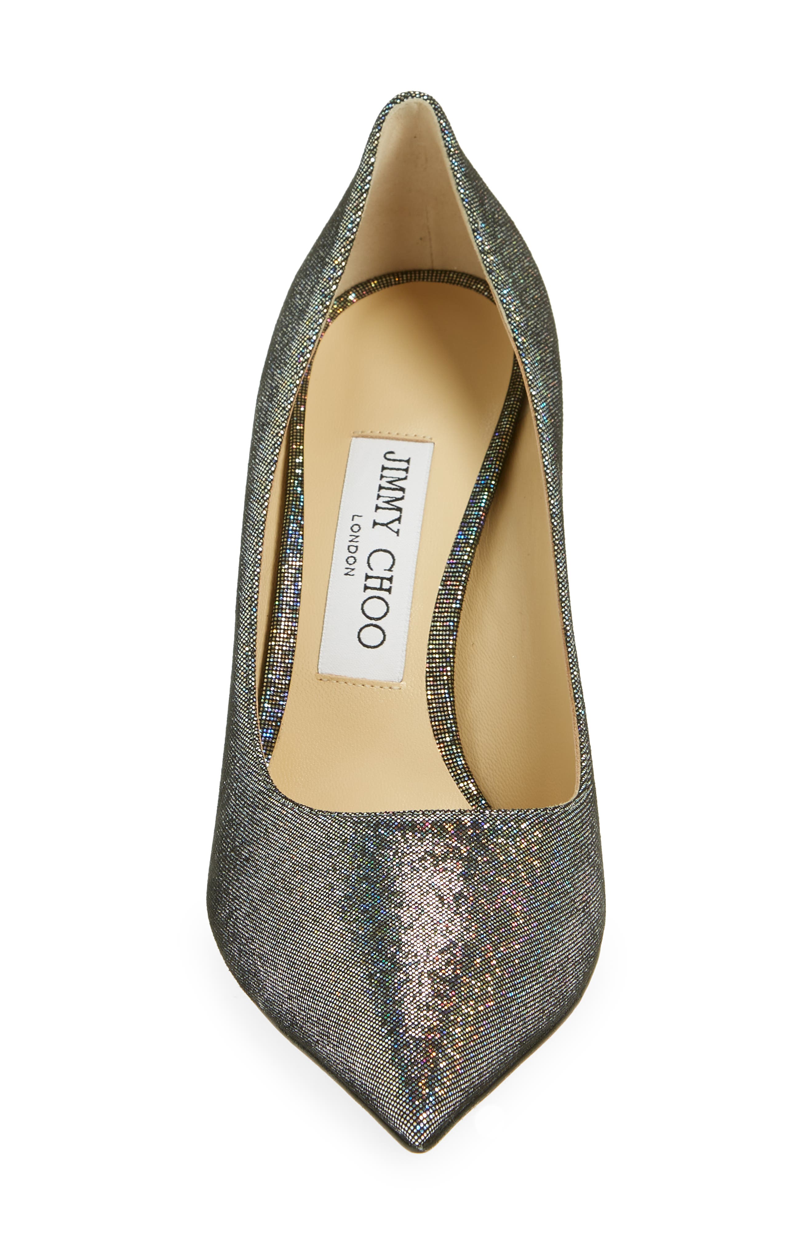 Jimmy Choo Love Disco Glitter Pointed Toe Pump, Alternate, color, 
