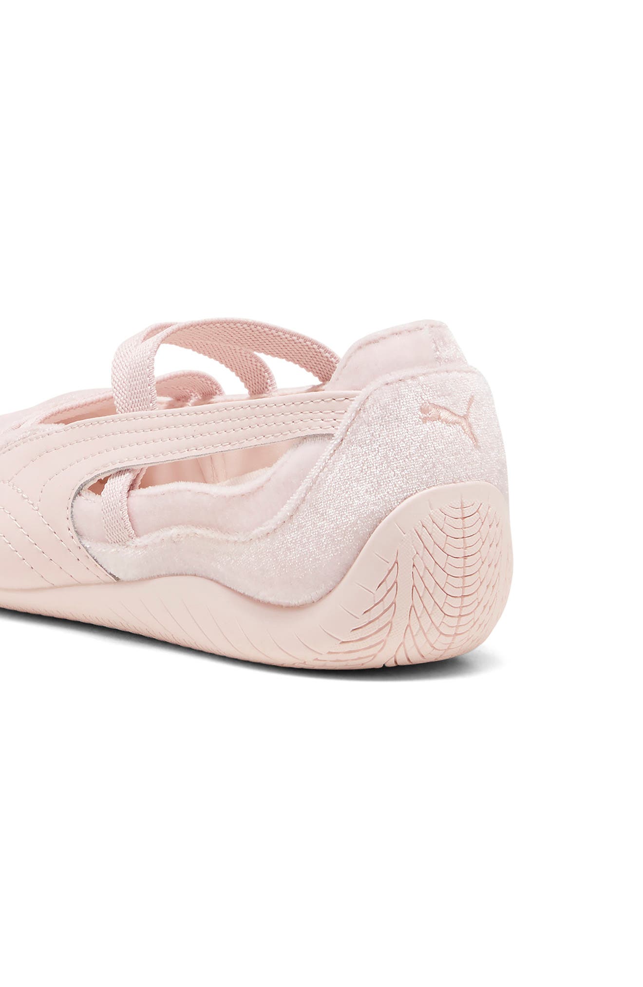 PUMA Kids' Speedcat Ballet Velvet Sneaker, Alternate, color, Jasmine Flower