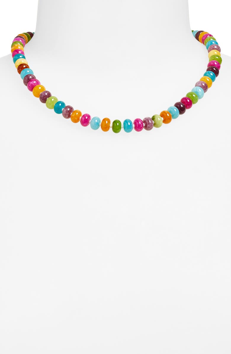 EYE CANDY LOS ANGELES Marilyn Beaded Necklace, Alternate, color, Gold