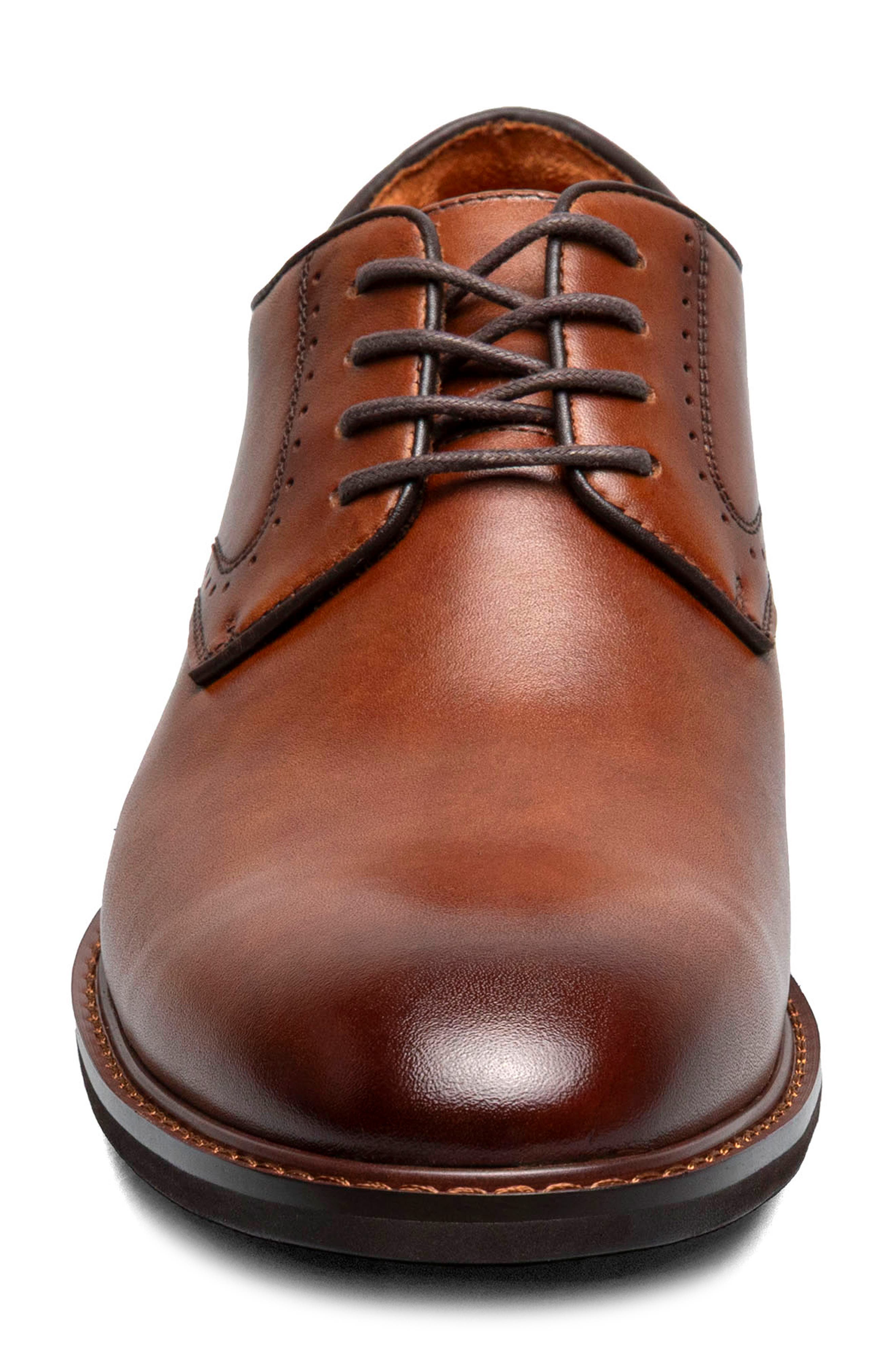 Benson Plain Toe Derby, Alternate, color, BRANDY