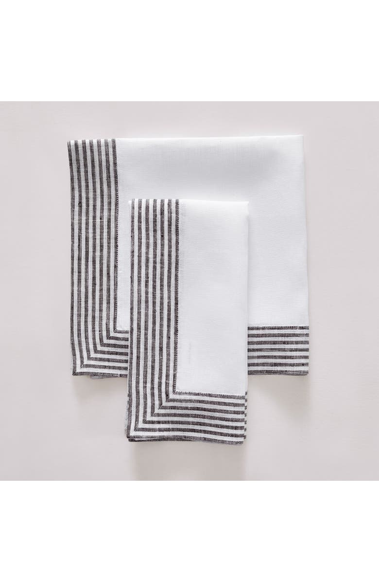 Solino Home Linen Dinner Napkins - Lucca, 20" x 20", Main, color, 