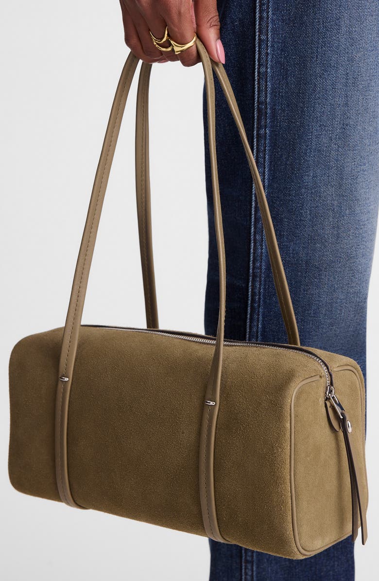 Madewell The Brioche Shoulder Bag, Alternate, color, Worn Olive