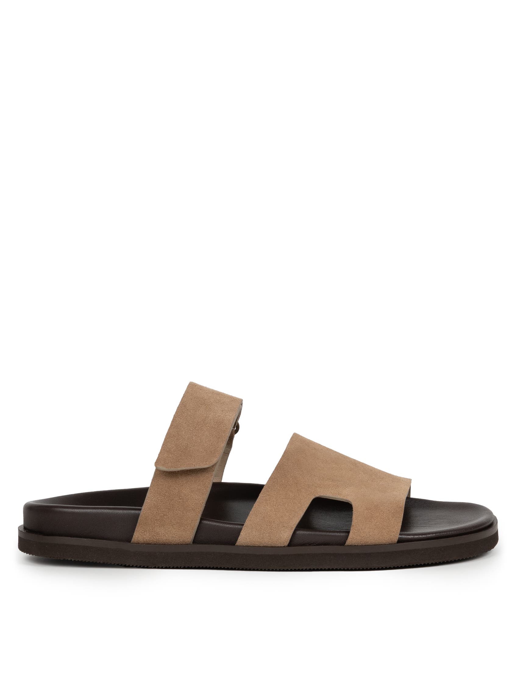 Barry Flat Sandals, Main, color, Antelope