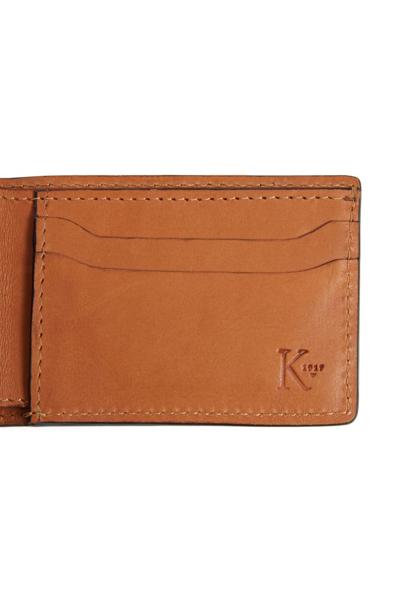 George Slim Leather Billfold, Alternate, color, Tan