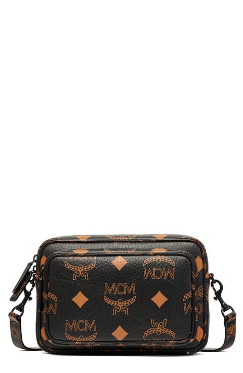 Small Aren Visetos Coated Canvas Crossbody Bag