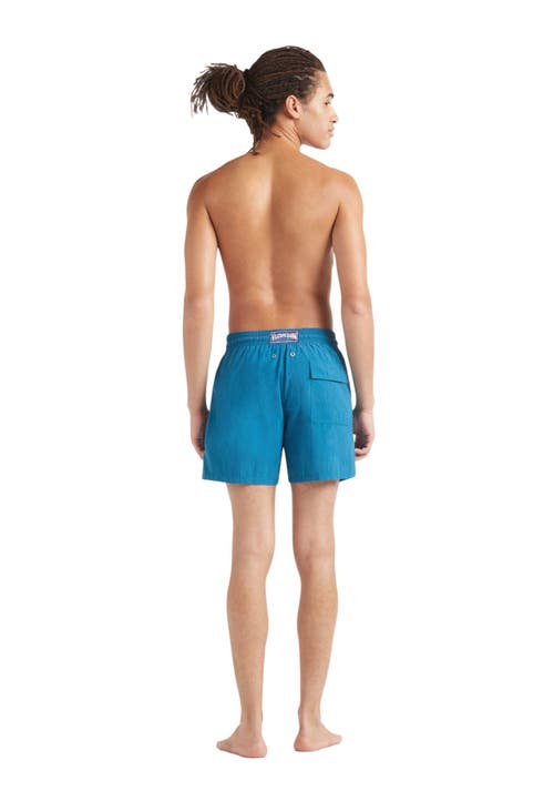 Vilebrequin Solid Recycled Polyamide Swim Shorts In Paon