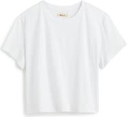 Madewell Boxy Crop Cotton Slub T-Shirt