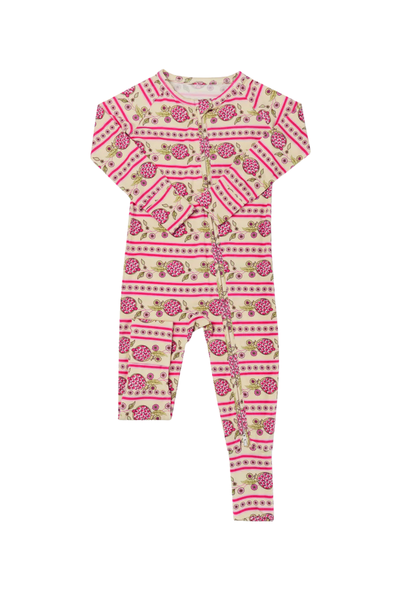 Long Sleeve Buttery Soft Sleeper, Alternate, color, Pomegranate Soiree