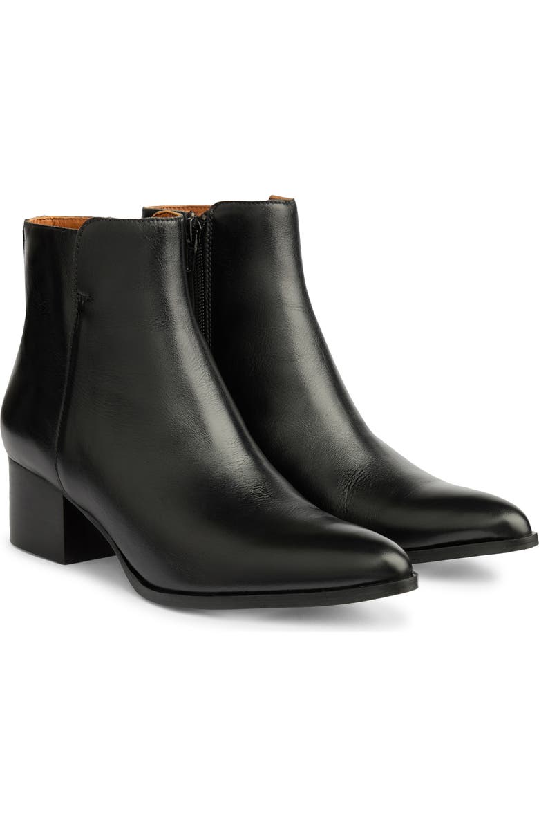 LK Bennett Cicilia Block Heel Bootie, Main, color, Black