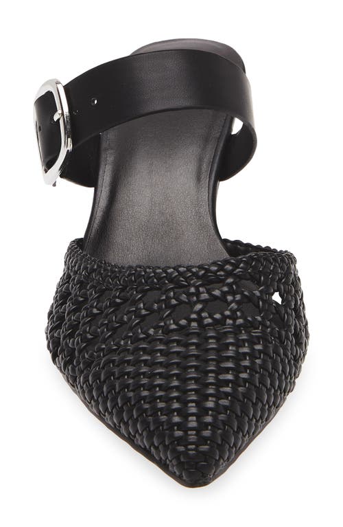 Nordstrom Rack Fawn Woven Mule In Black
